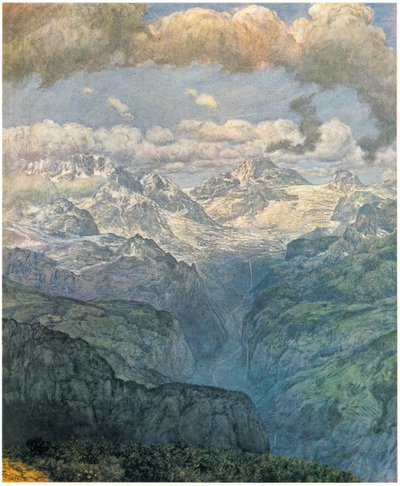 La valle di Lauterbrunnen da Hans Thoma